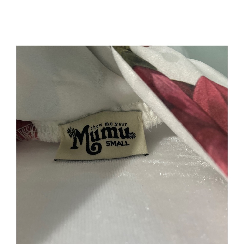 Show me your Mumu Arlene Womens Floral Calf Midi Dress - Picture 4 of 7